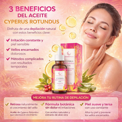 Aceite de Cyperus Rotundus Natural Caramela Beauty