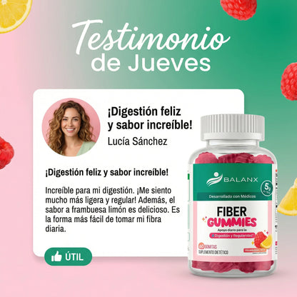 Gomitas de Fibra | Desinflama y suelta todo lo atascado