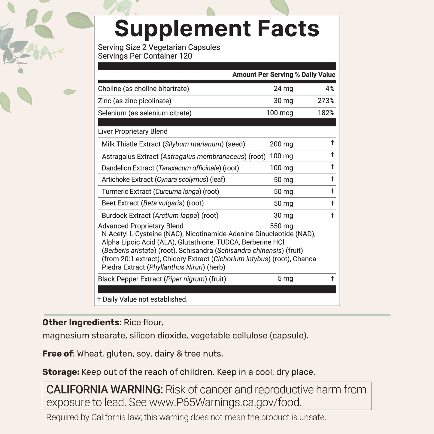 Liver Detox - Microingredients® 120 cápsulas 100% ORIGINAL