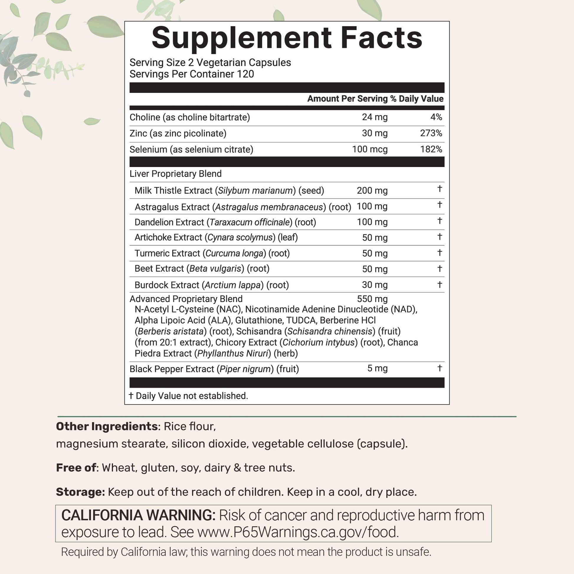 Liver Detox - Microingredients® 120 cápsulas 100% ORIGINAL